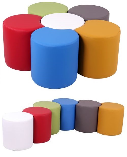 Taburety ROSA K kruhový segment