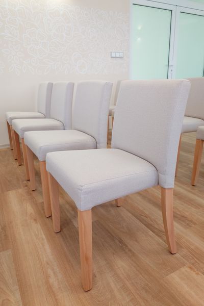 Celočalouněné židle do obřadní síně
