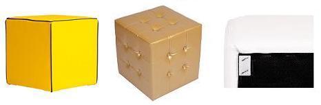 Kostky s paspulí, knoflíky a kluzáky.