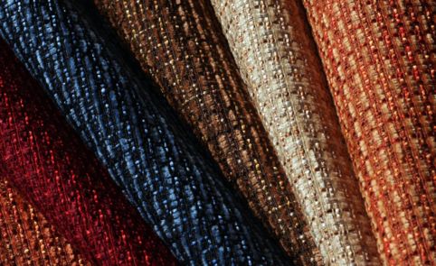 Potahové látky s hrubou strukturou