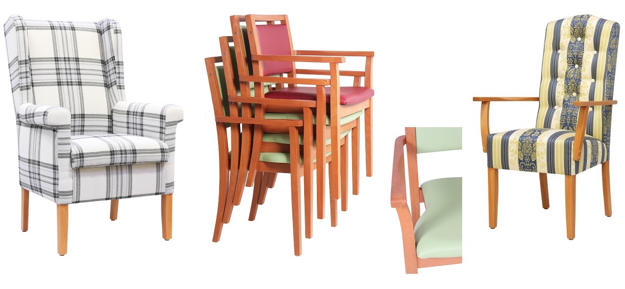 Židle a křesla pro seniory