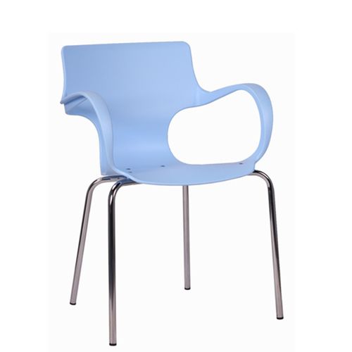 Kovová plastová židle Flores