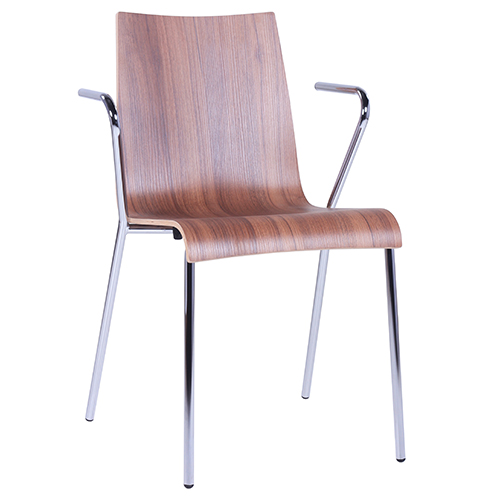 Kovová  židle ROMAN HPL AL možnost stohování 