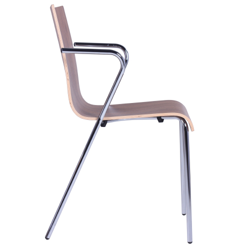 Kovová  židle ROMAN HPL AL možnost stohování 