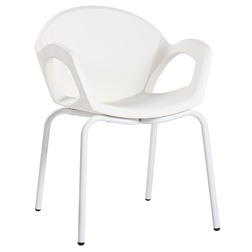 Designové plastové křesla PEPPER s hliníkovou konstrukcí