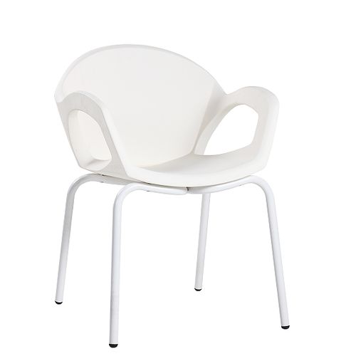 Designové plastové křesla PEPPER s hliníkovou konstrukcí