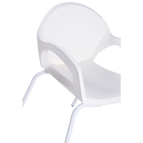 Designové plastové křesla PEPPER s hliníkovou konstrukcí