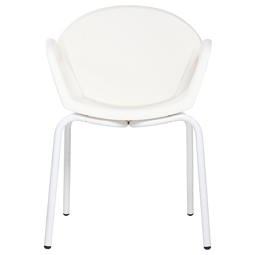 Designové plastové křesla PEPPER s hliníkovou konstrukcí