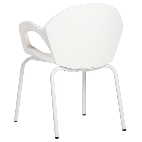 Designové plastové křesla PEPPER s hliníkovou konstrukcí