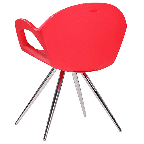 Designové židle PEPPER SPIDER plastové s kovovu konstrukcí