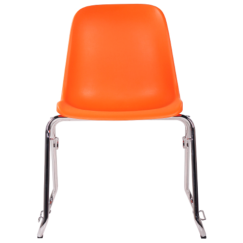 Plastová židle PAULA s možností stohování kovová kostra