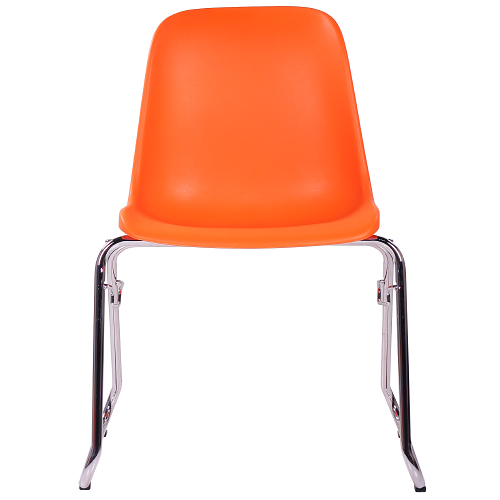 Plastová židle PAULA s možností stohování kovová kostra