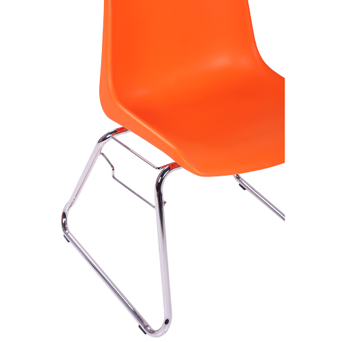 Plastová židle PAULA s možností stohování kovová kostra