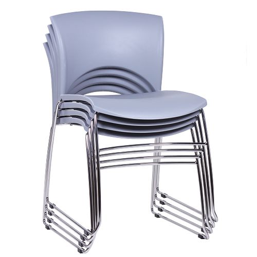 Kovové designové židle SOLE s možností stohování