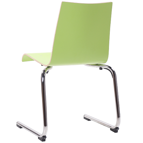 HPL skořepinové židle GREGOR možnost položení na stůl a stohování