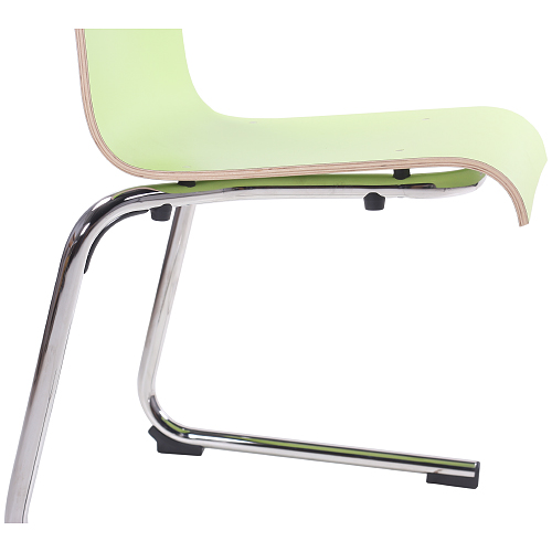 HPL skořepinové židle GREGOR možnost položení na stůl a stohování