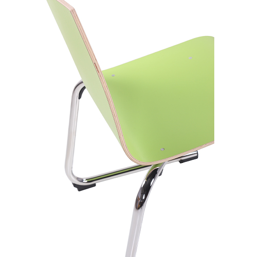 HPL skořepinové židle GREGOR možnost položení na stůl a stohování