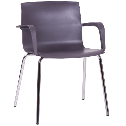 Plastové židle ALINA s kovovou konstrukcí