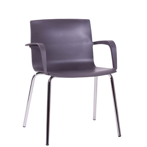 Plastové židle ALINA s kovovou konstrukcí