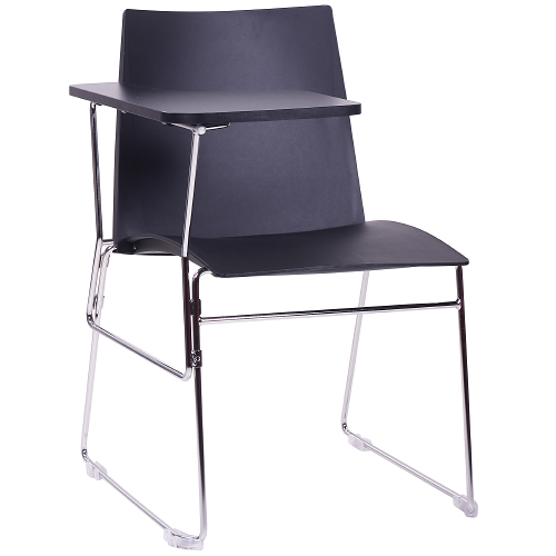 Kovové židle ARIS SEMINAR pro praváky s psací podložkou sklapovací odnímatelnou