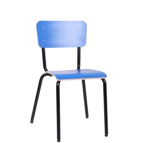 Kovové židle  LEXI s HPL úpravou v retro stylu