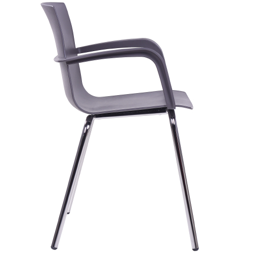 Plastové židle ALINA s kovovou konstrukcí