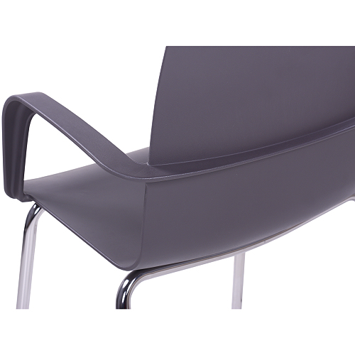 Plastové židle ALINA s kovovou konstrukcí