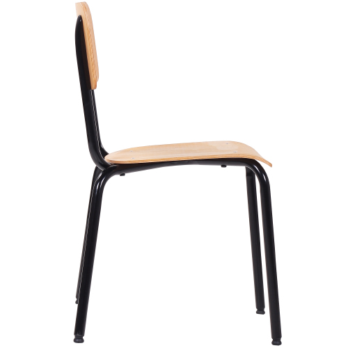 Kovové židle  LEXI s HPL úpravou v retro stylu