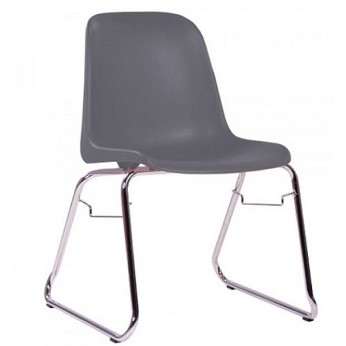 Plastová židle PAULA s možností stohování kovová kostra