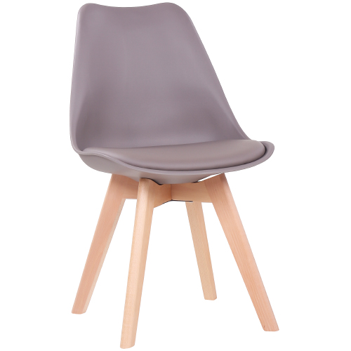 Designové skořepinové židle MILO plastový sedák