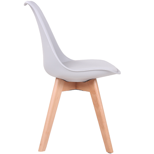 Designové skořepinové židle MILO plastový sedák