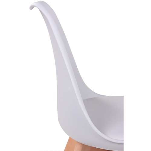 Designové skořepinové židle MILO plastový sedák