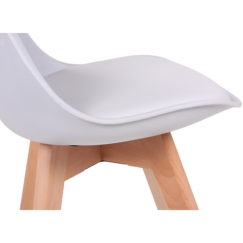 Designové skořepinové židle MILO plastový sedák