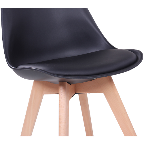 Designové skořepinové židle MILO plastový sedák
