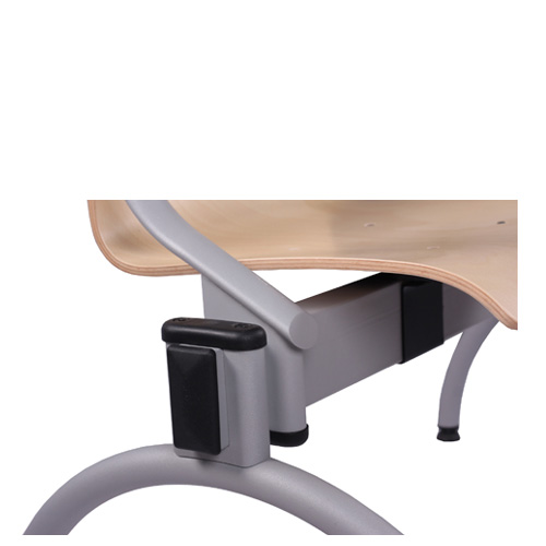 Kovové lavice do čekárny se stolem COMBISIT TC42T