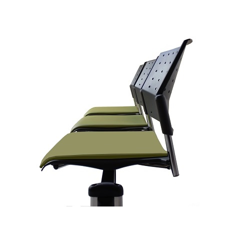 Kovové lavice do čekáren SIMO 2 plastový sedák