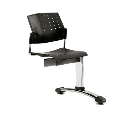 Kovové lavice do čekáren SIMO 2 plastový sedák