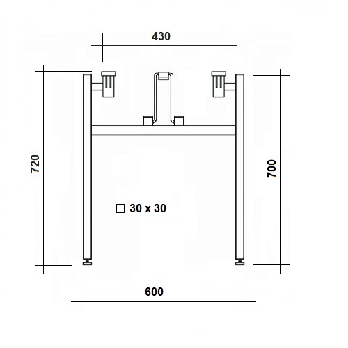 Sklapovací stoly MHC xxx43 skládací