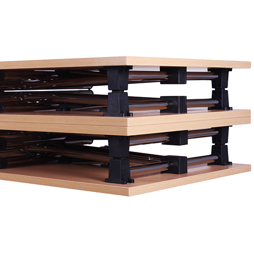 Skládací stoly FT 147-25K pro konference černá barva