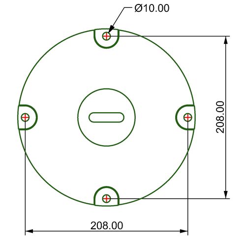 Kovové barové stoly NAVEX CR D70-MDF18