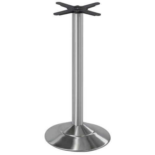 Kovové barové stolové podnože EMBO IX H nerez