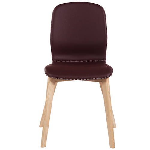 Dřevěná židle s čalouněným sedákem GLAMOUR UP W