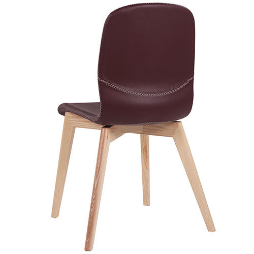 Dřevěná židle s čalouněným sedákem GLAMOUR UP W