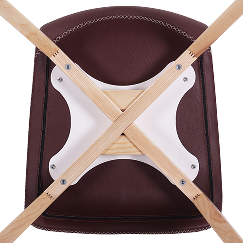 Dřevěná židle s čalouněným sedákem GLAMOUR UP W