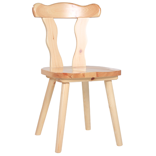 Selské dřevěné židle LINUS ve venkovském stylu