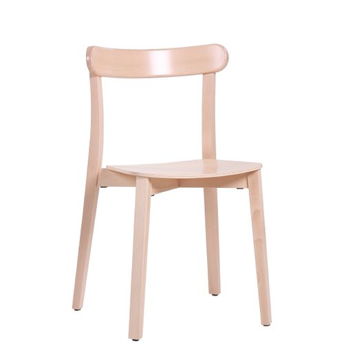 Dřevěné bistro židle LUKE s možností stohování