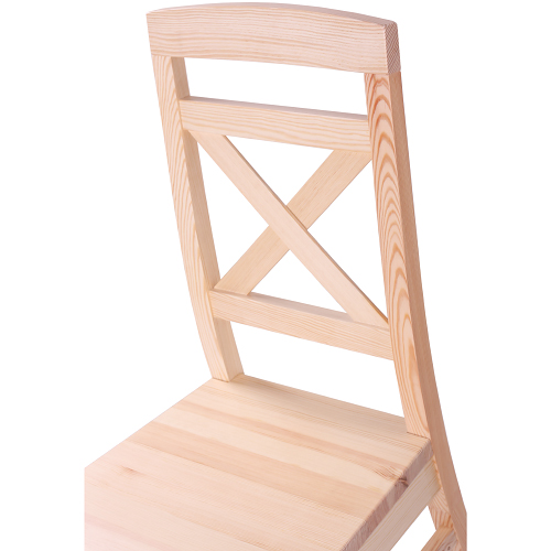 Dřevěná židle ROBBIE 2 borovice masiv pro restaurace