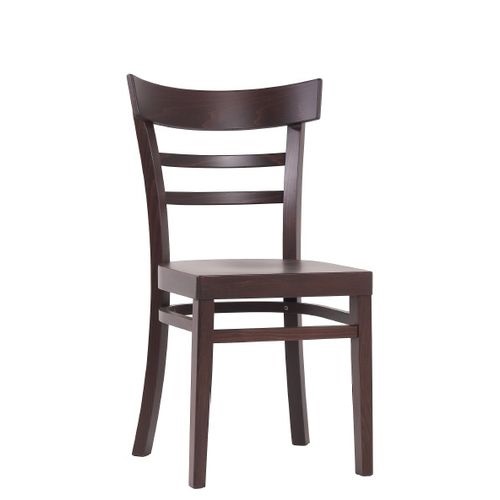 Dřevěné restaurační židle MARONA S dřevěný sedák