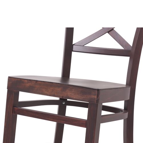 Dřevěné židle pro restaurace PATTY S s možností skládání na sebe