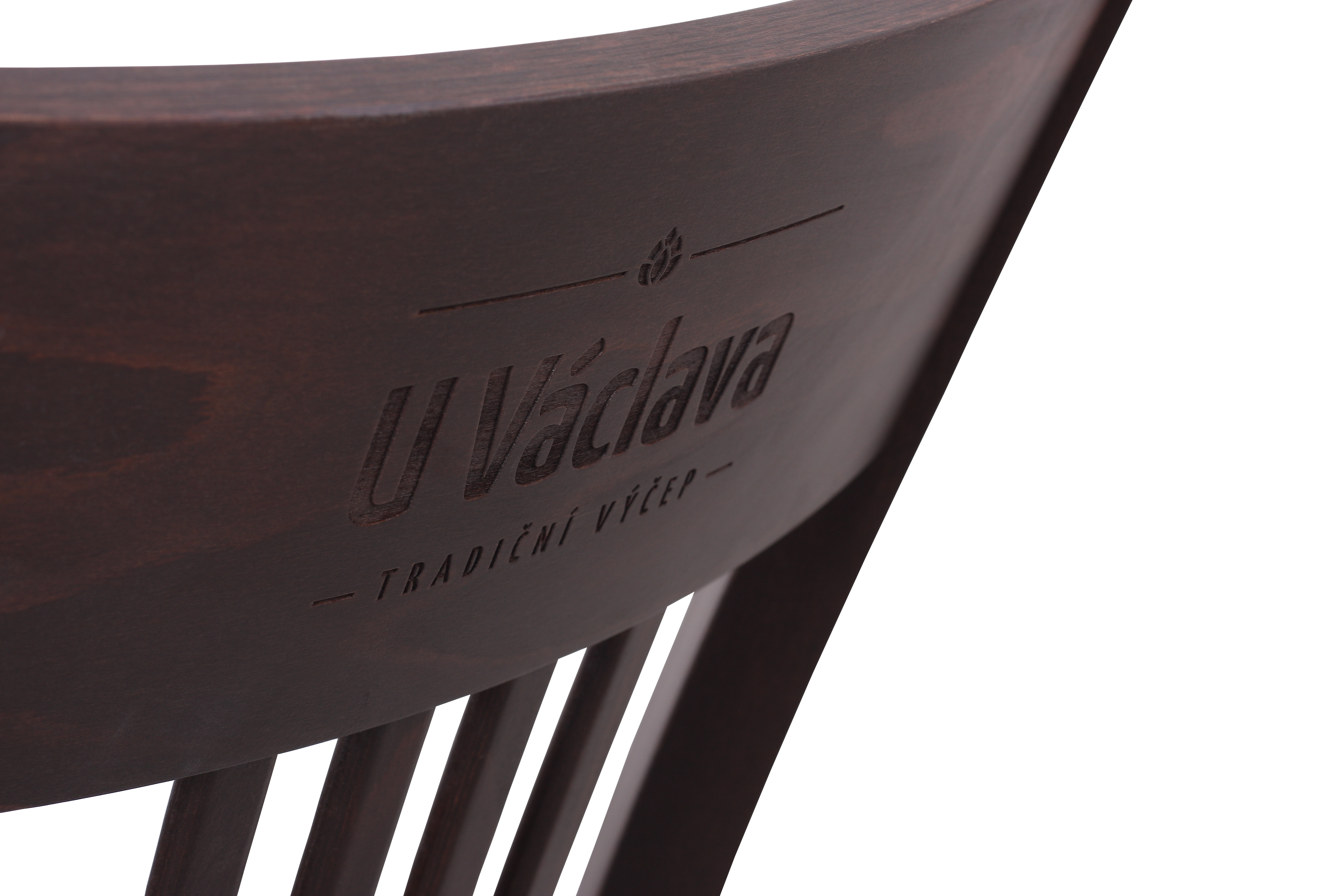 Dřevěné restaurační židle KAREN dřevěný sedák